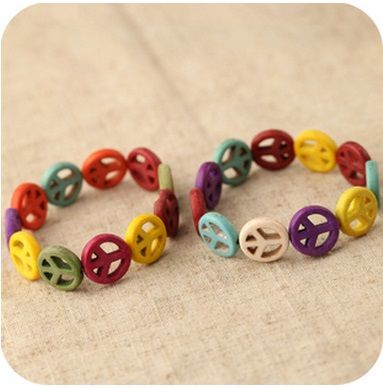 pulseira paz e amor