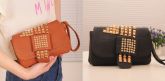 Bolsa tachinhas preta